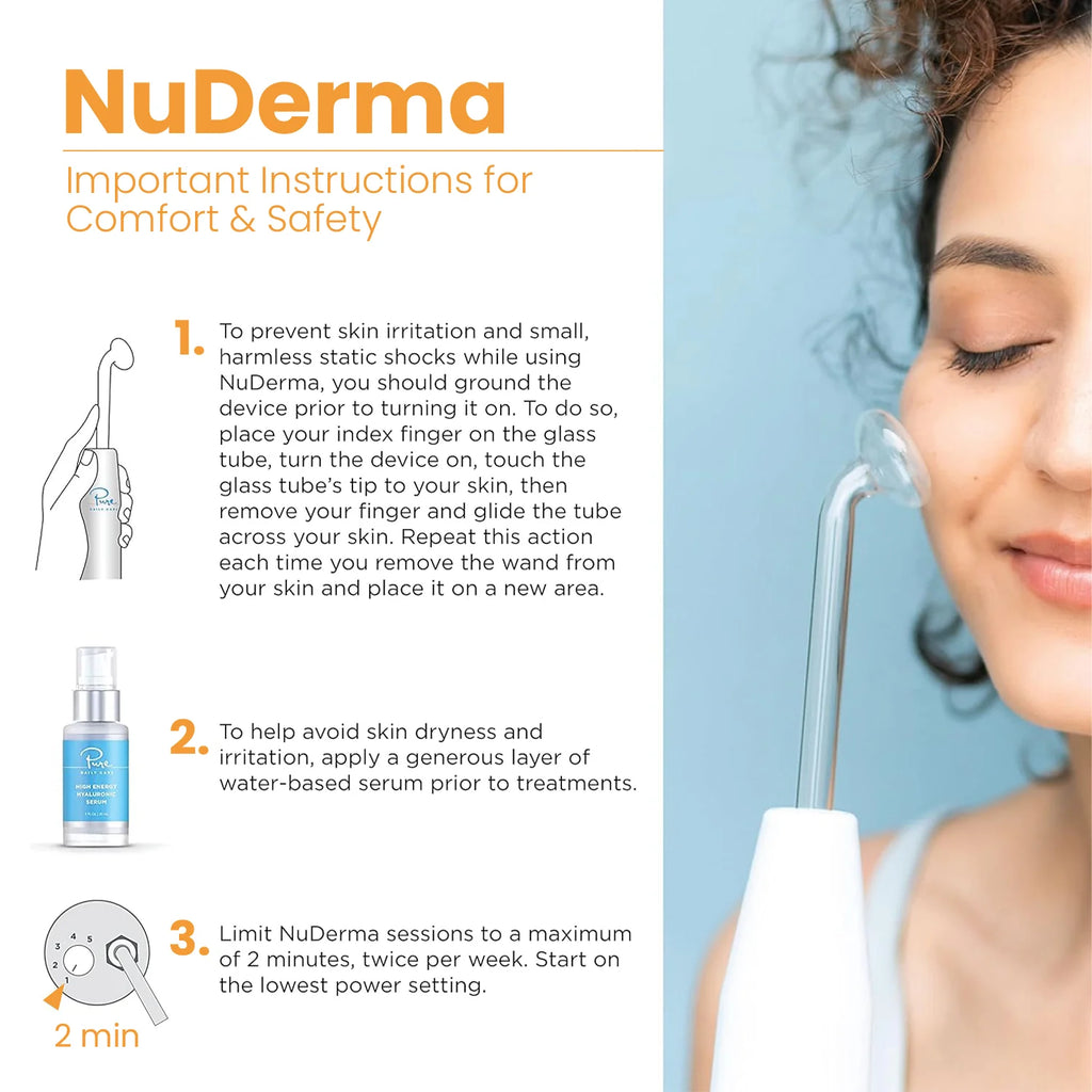 Nuderma Standard High Frequency Wand